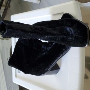 Paul Melian Italian hand crafted velvet velour boots rare perfect holiday boot